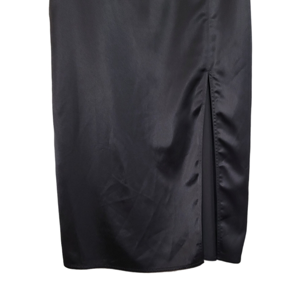 Prim Little Black Dress w Slit Size M - Picture 3 of 7